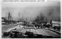 Cranberry Portage Forest Fire