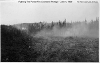 The Forest Fire Cranberry Portage 