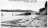 Flin Flon Railway Mile 73 Bridge Slide