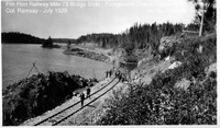 Flin Flon Railway Mile 73 Bridge Slide 