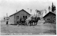 Cranberry Portage “Moving Day” August 1929 