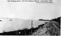 Lake Athapapuskow - Flin Flon Railway September 1929 