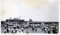 Celebrations at the old ‘lake bottom’ sports ground 