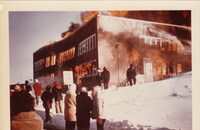 Terrace School on Fire January 1963