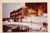 Terrace School on Fire January 1963