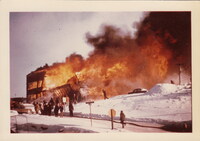 Terrace School on Fire January 1963