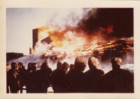 Terrace School on Fire January 1963 