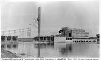 Power House & Transmission Lines Being Completed