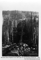 Wooden Stave Pipeline From Cliff Lake To The Company Reservoir -1931 