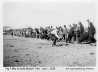 Tug A War- July 1st 1929 Lake Bottom Park 