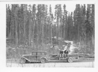 Hauling fire wood , likely late 1930’s 