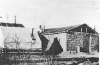 Some of the earliest dwellings in Flin Flon about 1929 