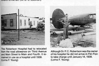The Robertson Hospital and Dr. Robertson.