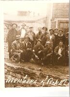 Members of the Picket Line 1934 Flin Flon Strike