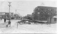 The Flin Flon Hotel under construction