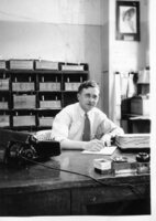 Joe Putney in Warehouse Office