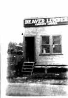 Beaver Lumber Co. office in Channing 1929