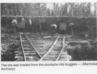The Ore Was Loaded From The Stock Pile Into Buggies