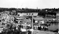  Early Phantom Lake concession and dance hall.1930's........