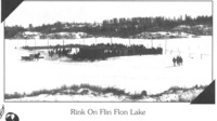 Rink on Flin Flon Lake