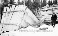 Load of Lumber Through The Ice 