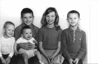Harvey Evans Family 1960
