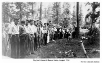 Reg'lar Fellers At Beaver Lake - August 1934 