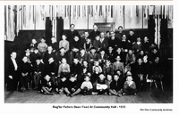 Reg'lar Fellers Bean Feed At Community Hall - 1935.....