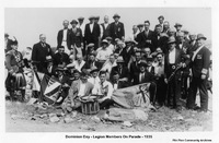 Dominion Day- Legion Members On Parade- 1935