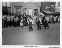 Parade On Main Street 1950's 
