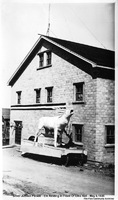 Elk Resting In Front Of Elks Hall