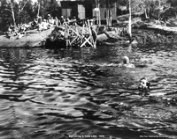 Swimming In Ross Lake 1930 