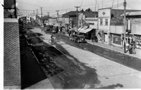 Main Street Flin Flon likely in the forties