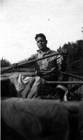George Evans Paddling Wallaston Freighter Canoe