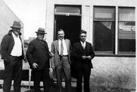 (Concrete McDonald?..) Dr. Kelly, Frank Blackburn, George Evans C 1938