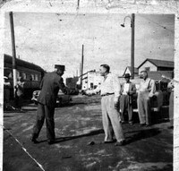 George Evans, and Retiring Sleeping Car Conductor 1940's 