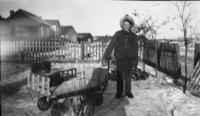  Harvey Evans and Christmas Wagon 1942