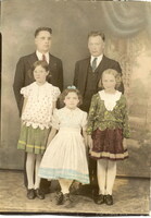 George Evans and Polish Family about 1938