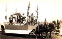 Jubilee parade float, Irish Community