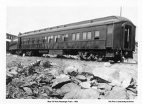 Rear Of First Passenger Train - 1928