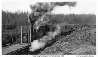 Track Gang Working On Flin Flon Railroad- 1928