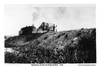 Spreading Gravel On Railroad Bed - 1928