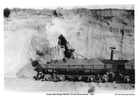 Gravel Cars Being Filled - 1928.......