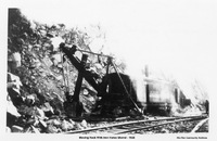 Moving Rock With Iron Horse Shovel - 1928