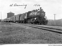 CNR Passenger Train At Channing 1936