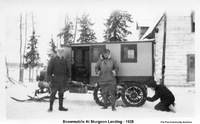 Snowmobile At Sturgeon Landing - 1928