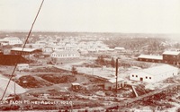 Flin Flon Mine August 1929, Main Office and Carpenter Shop