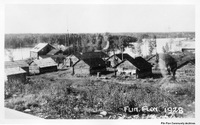 Original Camp On Shore Of Flin Flon Lake 1928