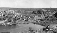 Ross Lake Flin Flon Before Construction of............