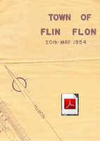 Map Of The City Of Flin Flon 1954
